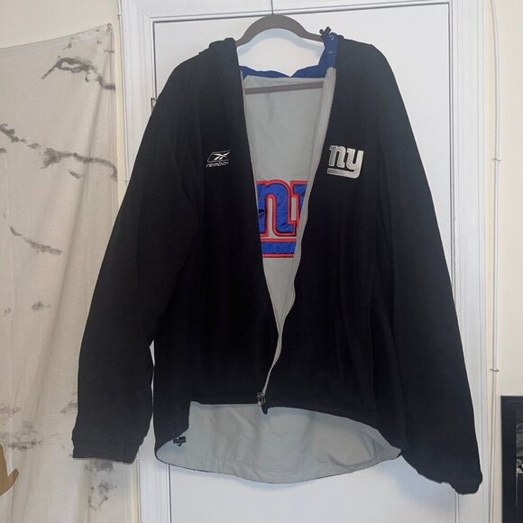 Size 3xl NFL New York Giants Double Sided Winter Jacket - Picture 4 of 6